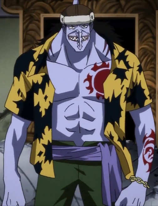 Ask Arlong — According to Oda, Don Krieg was physically the