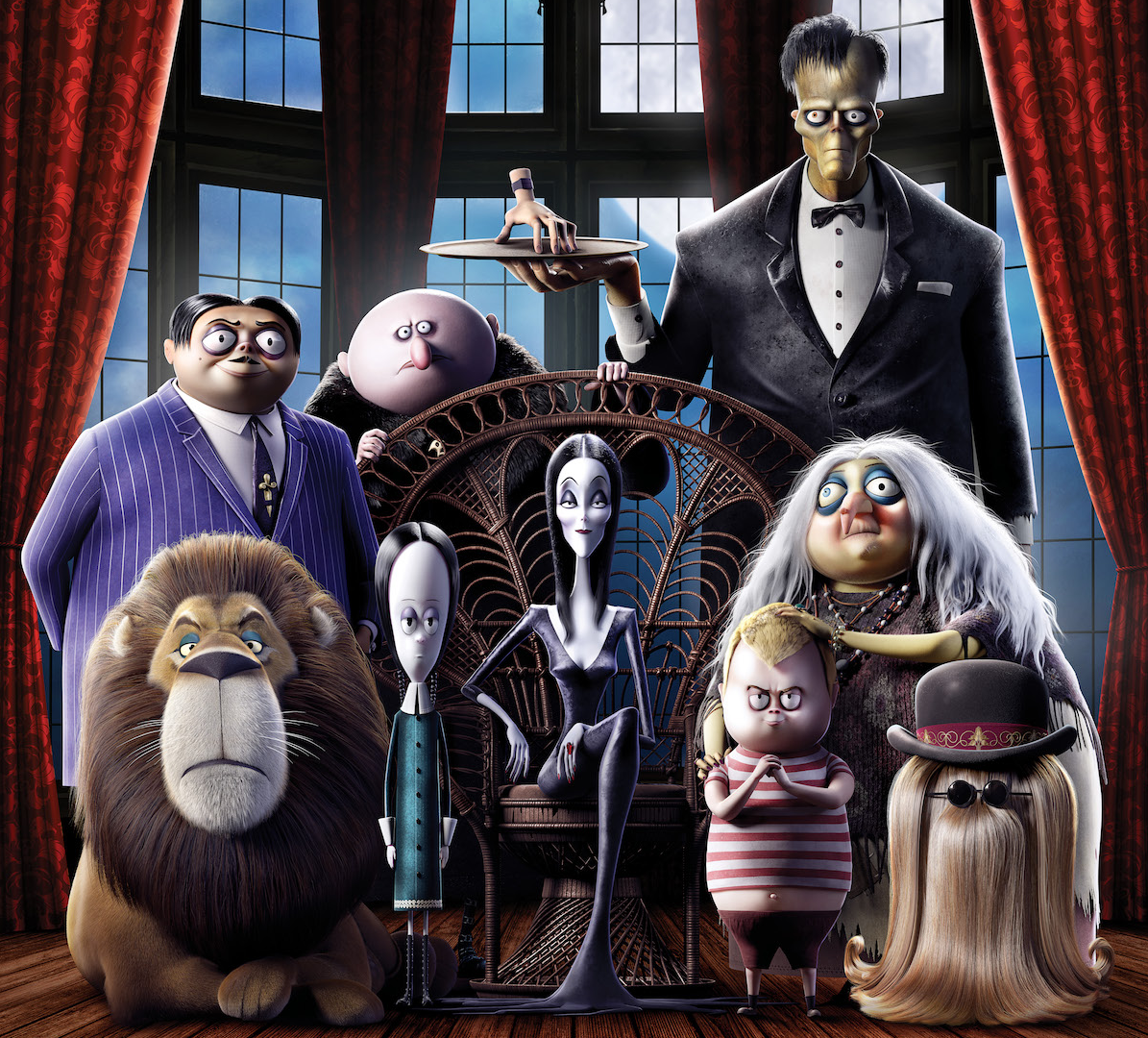 Addams Family Cartoon Characters