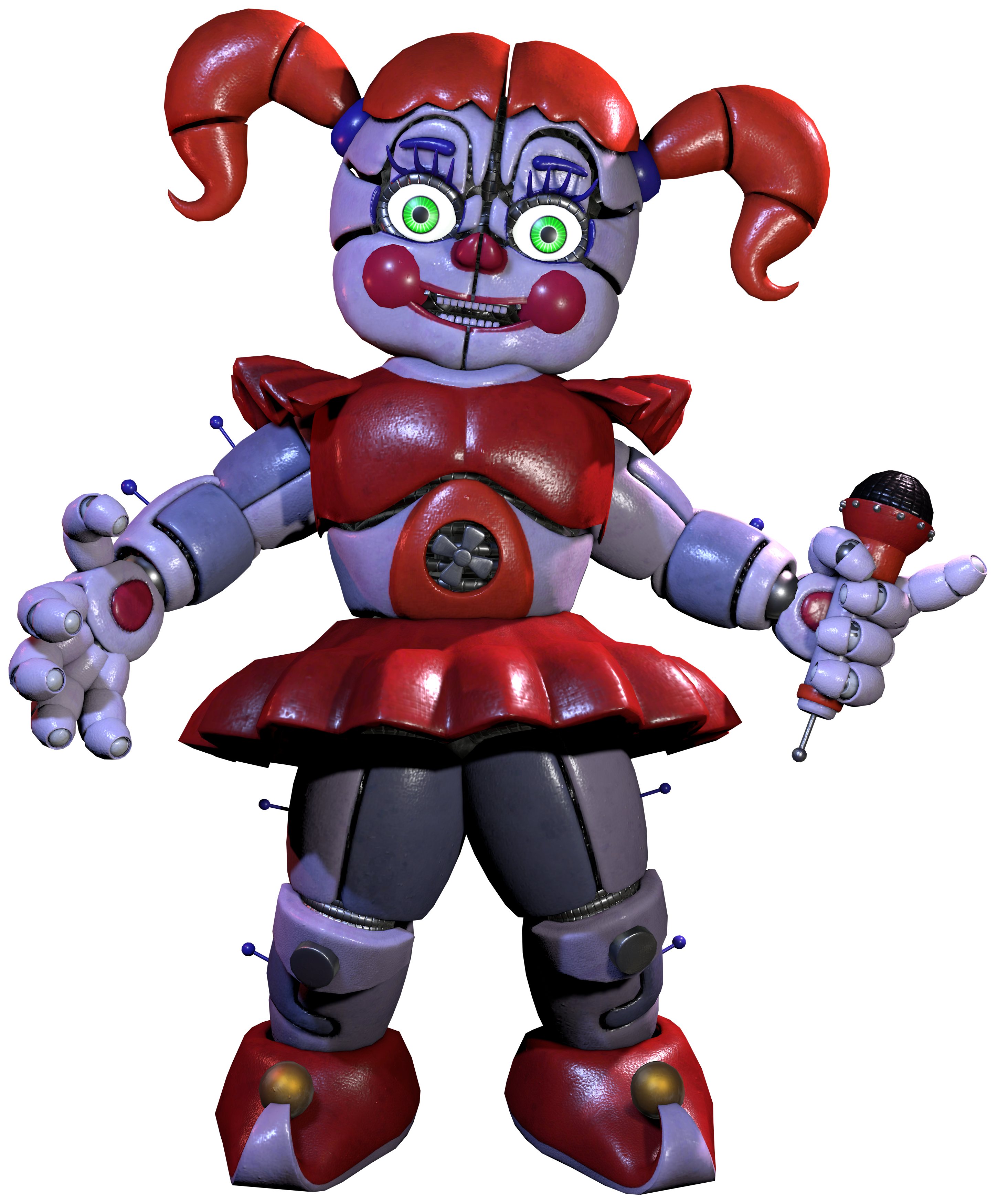 The BABY Animatronic REVEALED.  Five Nights at Freddys Sister