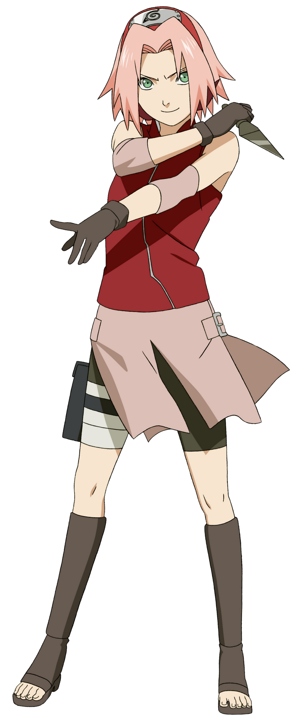 Sakura Haruno (春野サクラ, Haruno Sakura) is one of the main characters in the  series. She is a chūnin-level kunoi…