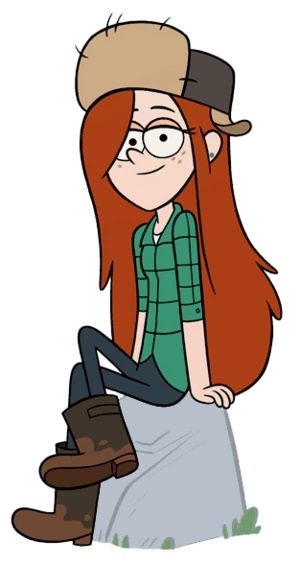 slim fit dress slacks Disney Gravity Falls Wendy Long Straight Yaki Reddish Orange Lace Fron main image 1