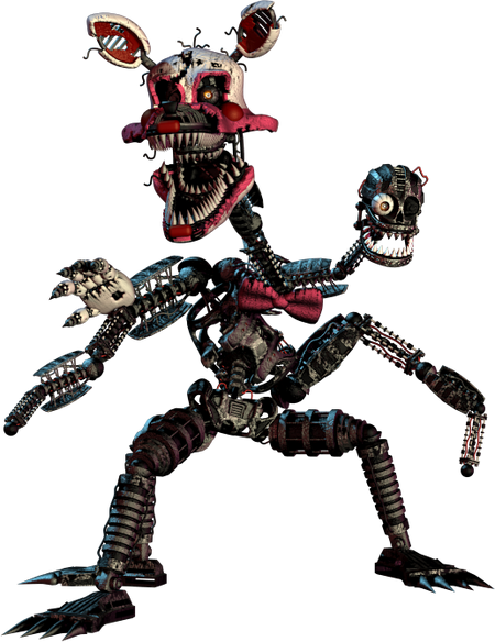 Five Nights at Freddy\'s 4 Nightmare Jump scare, Nightmare Foxy transparent  background PNG clipart