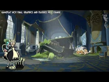 Marie in Hildgard Castle as her Stage in Skullgirls stage