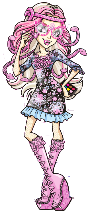 Chione De Nile Gorgon(Monster High Oc) by PinkamenaDianePieCP on DeviantArt