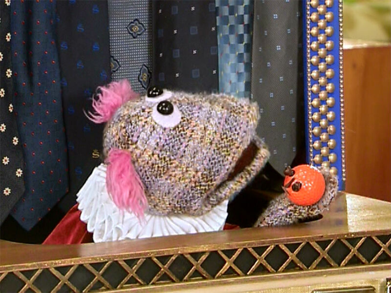 the upside down show puppet