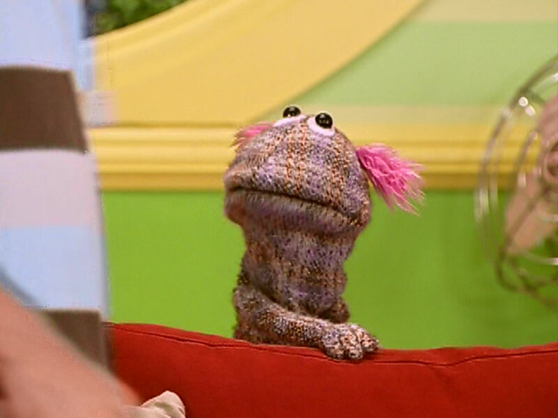 the upside down show puppet