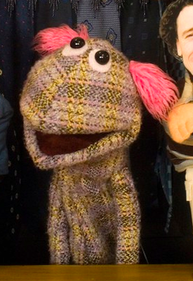 the upside down show puppet
