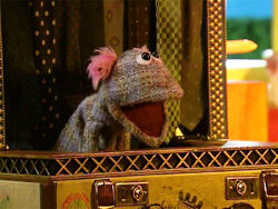 the upside down show puppet