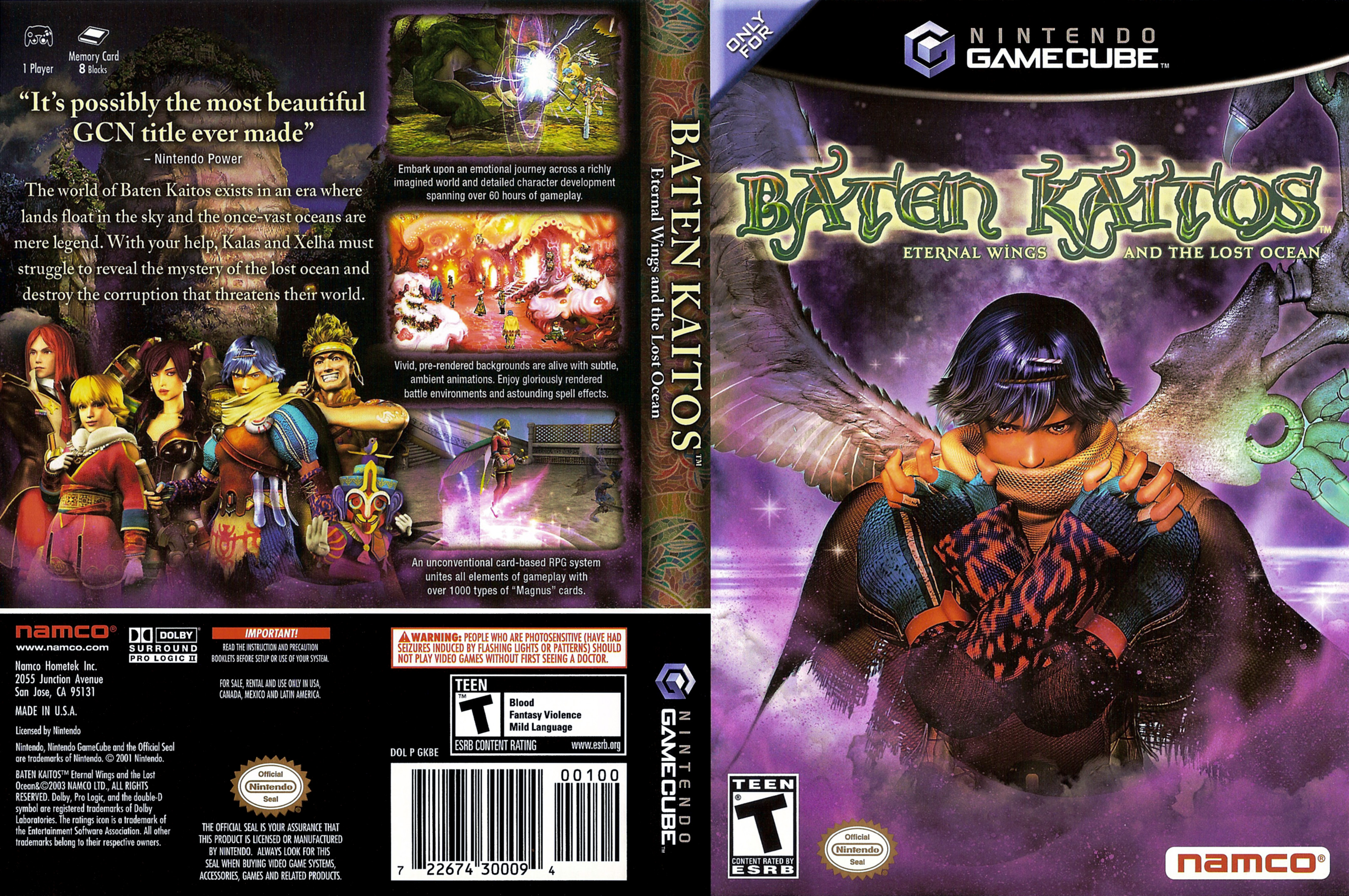 Baten Kaitos Nintendo Gamecube: Nintendo GameCube: Video Games 