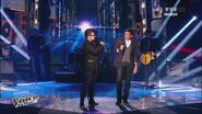 Olympe lors de son duo avec Patrick Bruel