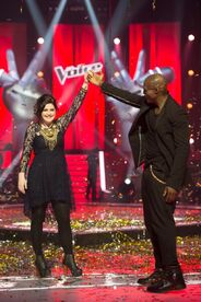 Karise Eden Wins The VOICE season 1