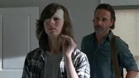 Carl ignorando a Rick.