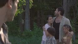 Morales reunido con su familia nuevamente.