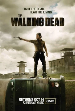 Il poster della quarta stagione di The Walking Dead