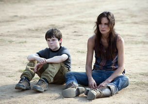 Chandler Riggs en el episodio "Nebraska" de la Temporada 2