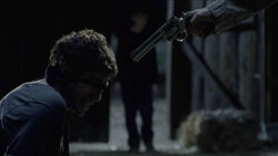Randall a punto de ser ejecutado por Rick