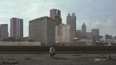 Atlanta vista desde el techo de un edificio.