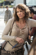 Lauren Cohan en el episodio "Self Help" de la Temporada 5