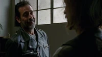 Negan relatando con cinismo como doblegó la voluntad de Dwight.