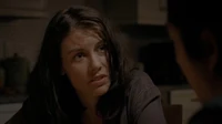 Maggie confesándole a Glenn que se sentía responsable del trato con Hilltop.