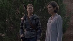 Dianne aclarándole a Maggie que gracias a ella muchas vidas fueron salvadas.