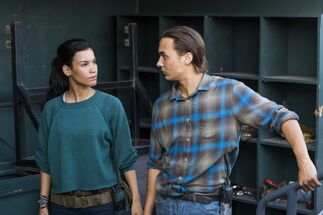 Frank Dillane en el episodio "Another Day In The Diamond" de la Temporada 4