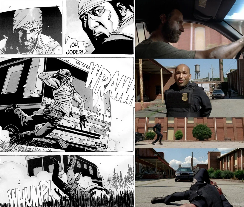 Serie vs Cómic Coda The Walking Dead Wiki Fandom