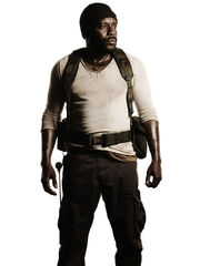 Tyreese en su atuendo característico de la Temporada 4.