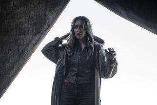 Alycia Debnam-Carey en el episodio "The Road Ahead" de la Temporada 8