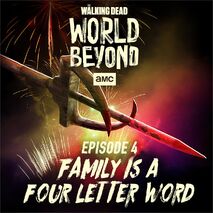 TWD WB 204 - family is a four letter word - poster