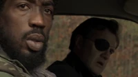 El Gobernador y Shumpert tras la masacre.