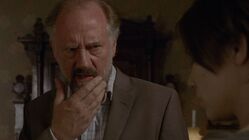 Gregory después de ser golpeado por Maggie