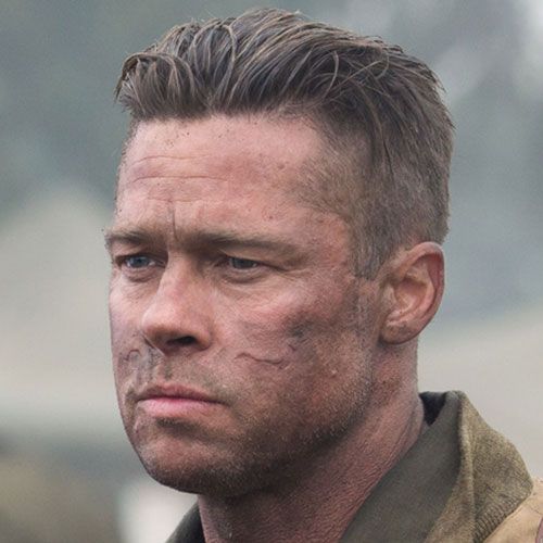 Brad Pitt's Haircut — See His Short Hair Makeover For 'Fury' – Hollywood  Life