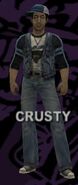 Crusty in Rumble Mode