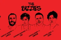 Artwork of Timothy Hughes as Lance, Stephen Sanchez as Cal, Joshua Henry as Wanya and Daniel Jikal as Joon