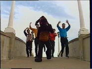 The Wiggles and Wags in outside scene