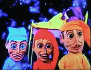 The Wiggle Puppets in "Wiggly Get Up Medley"