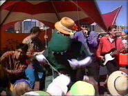 The Wiggles in 1992 music video