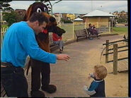 Anthony and Wags at the park