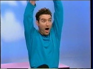 Anthony doing a statue pose