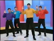 The Wiggles as statues