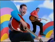 Anthony and Murray playing guitars