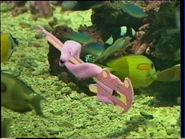 Electric eel playing guitar