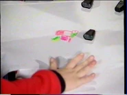 Peter's beach drawing of Wags the Dog