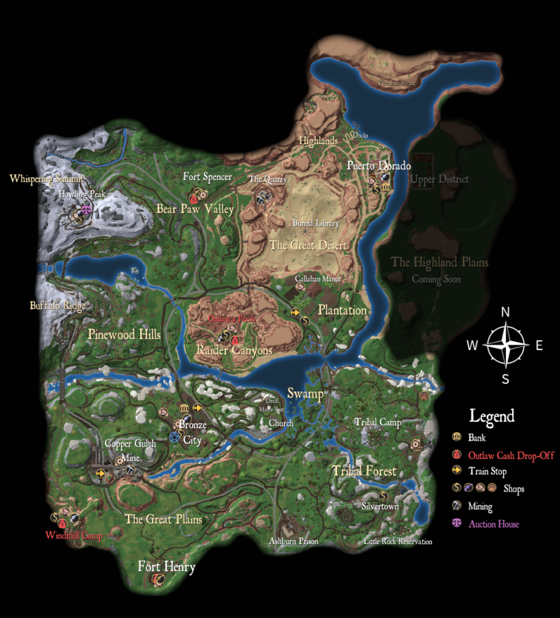 Locations The Wild West Wiki Fandom