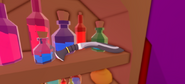 The Kukri Sneak Peek showed an early Kukri design on a shelf in the Auction House. It does not appear in-game.