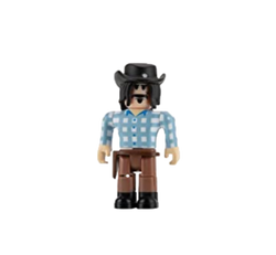 roblox action collection - the wild west five figure pack [includes  exclusive virtual item] 