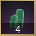 Uncut Emerald Icon x4