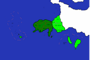 Administrative divisions of Fedeledland labeled