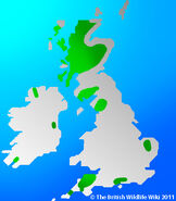 Distribution of Red Deer in the UK